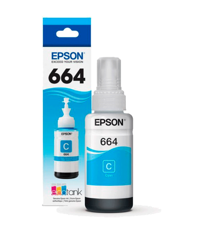 TINTA PRIMIUMJET EPSON 664 CYAN 70ML